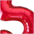 balon foliowy urodziny cyfra 5 czerwony partydeco 34 dgt