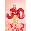 balon foliowy urodziny cyfra 7 czerwony partydeco 34 dgt