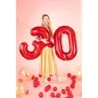 balon foliowy urodziny cyfra 8 czerwony partydeco 34 dgt