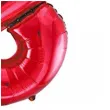balon foliowy urodziny cyfra 8 czerwony partydeco 34 dgt