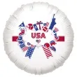 balon foliowy usa amerykanskie symbole bialy 18 rnd