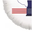 balon foliowy usa statua wolnosci bialy 18 rnd