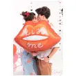 balon foliowy usta kiss me pomaranczowy partydeco 34 shp