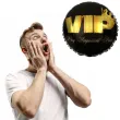 balon foliowy vip very important party czarno zloty santex 18 rnd