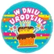 balon foliowy w dniu urodzin show 18 rnd