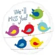 balon foliowy we will miss you amscan 17 rnd