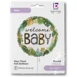 balon foliowy welcome baby dzungla betallic 18 rnd