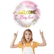 balon foliowy welcome baby girl rozowy folat 18 rnd