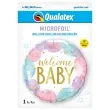 balon foliowy welcome baby gwiazdki qualatex 18 rnd