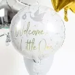 balon foliowy welcome little one bocian bialy folat 18 rnd