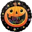 balon foliowy wesola dynia czarny amscan 18 rnd