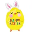 balon foliowy wielkanocny kurczaczek z uszami amscan 14 shp