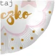 balon foliowy witaj coreczko rozowy premioloon 17 rnd