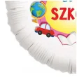 balon foliowy witaj szkolo dzieci bialy 18 rnd