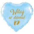 balon foliowy witaj w domu zloty blekitny 18 hrt