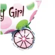 balon foliowy wozek its a girl rozowy partypal 32 shp