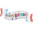 balon foliowy wstazka happy birthday amscan 15 shp