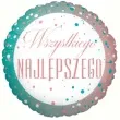 balon foliowy wszystkiego najlepszego holograficzny grabo 18