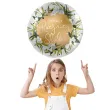 balon foliowy z okazji rocznicy slubu bialo zloty premioloon 17 rnd