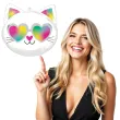balon foliowy zakochany kotek bialy amscan 17 rnd