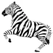 balon foliowy zebra czarny flexmetal 24 shp