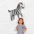 balon foliowy zebra safari bialo czarny godan 32 shp