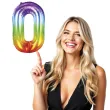balon foliowy zelek cyfra 0 teczowy partypal 40 dgt