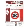 balon foliowy znak drogowy 50 czerwony top ten 18 rnd