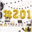 balon foliowy znak hash 14 partydeco zloty