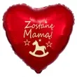 balon foliowy zostane mama czerwony 18 hrt