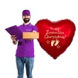balon foliowy zostaniesz chrzestna czerwony 18 hrt