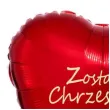 balon foliowy zostaniesz chrzestnym czerwony 18 hrt