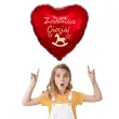 balon foliowy zostaniesz ciocia czerwony 18 hrt