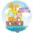 balon foliowy zwierzatka na baby shower amscan 17 rnd