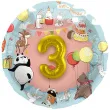 balon foliowy zwierzeta urodziny 3d folat 22 shp