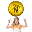 balon foliowy zycie zaczyna sie po 18 zloty 18 rnd