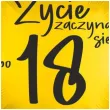 balon foliowy zycie zaczyna sie po 18 zloty 18 rnd