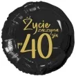 balon foliowy zycie zaczyna sie po 40 czarny 18 rnd