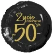 balon foliowy zycie zaczyna sie po 50 czarny 18 rnd