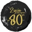 balon foliowy zycie zaczyna sie po 80 czarny 18 rnd