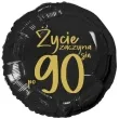 balon foliowy zycie zaczyna sie po 90 czarny 18 rnd
