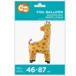 balon foliowy zyrafa safari zolto pomaranczowy godan 34 shp