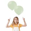 balon gigant pastelowy pistacjowy belbal 24 2 szt