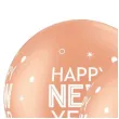 balon happy new year rozowe zloto qualatex 30 2 szt