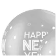 balon happy new year srebrny qualatex 30 2 szt
