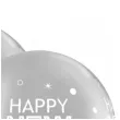 balon happy new year srebrny qualatex 30 2 szt