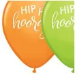 balon hip hip hooray mix qualatex 11 25 szt