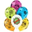 balon impreza z wirusem mix belbal 12 6 szt