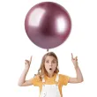 balon kula chromowana rozowy 31 orb