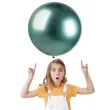 balon kula chromowana zielony 31 orb